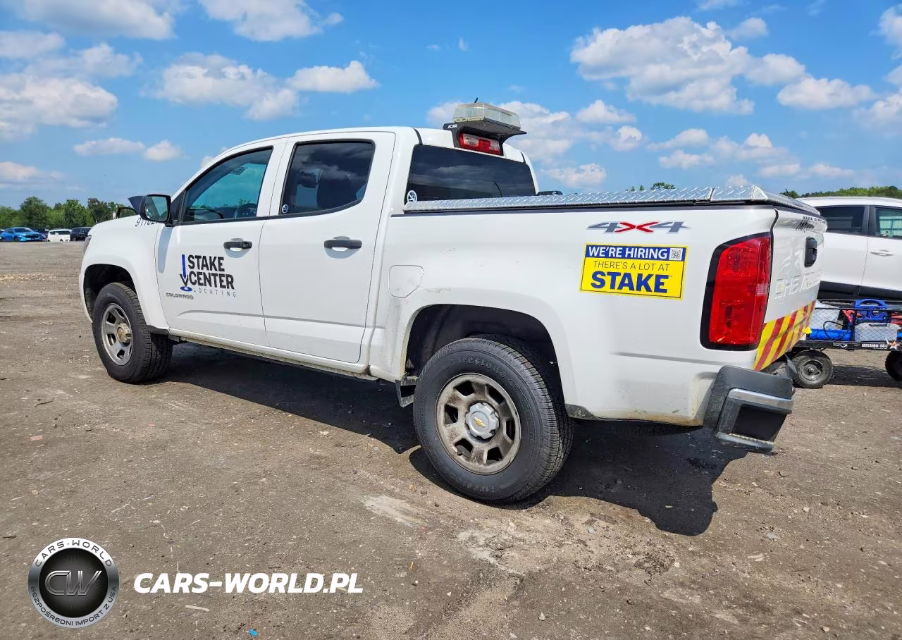 2022 Chevrolet Colorado VIN:1GCGTBEN8N1326278 - 2