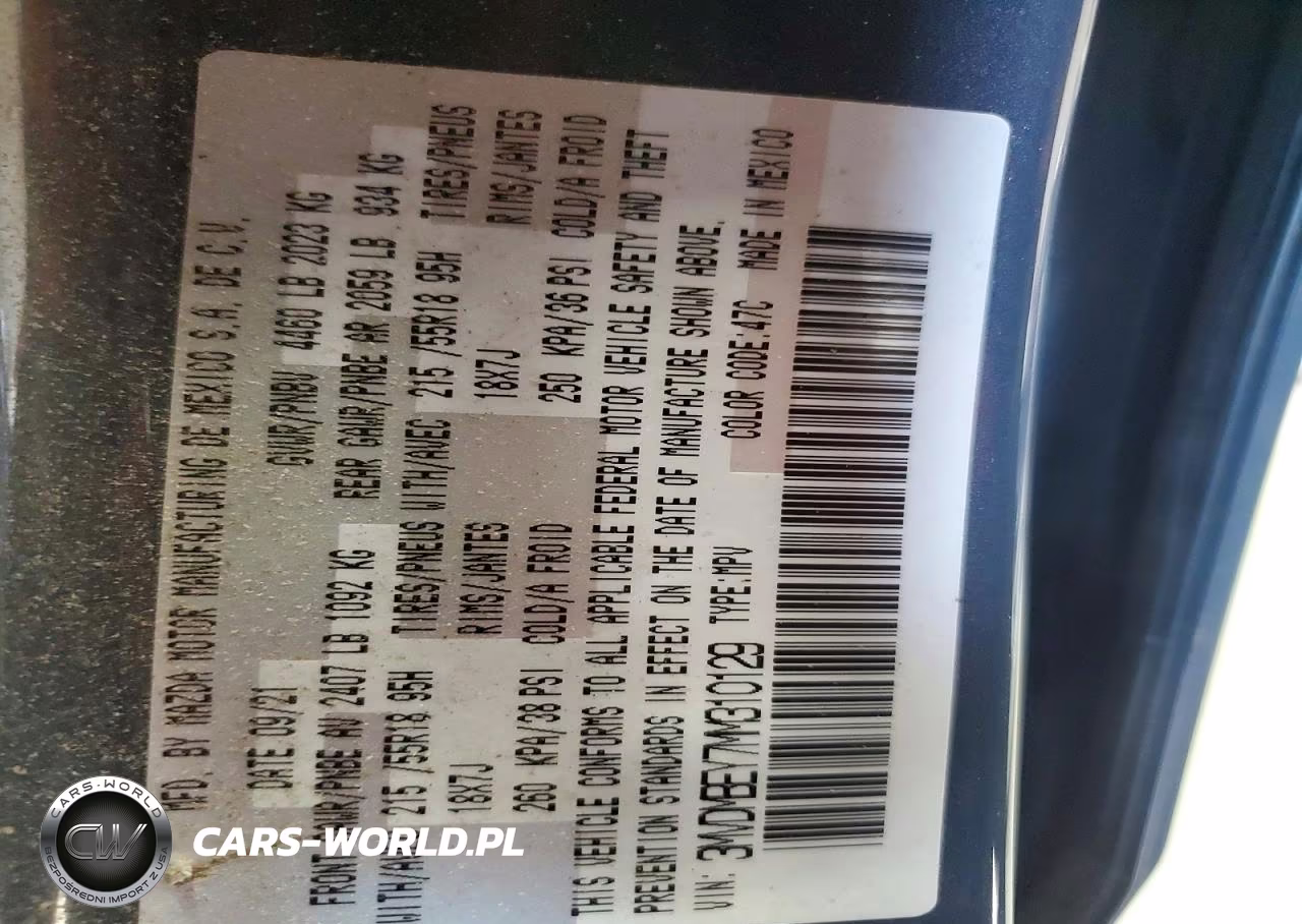 2021 Mazda Cx-30 Premium Plus VIN:3MVDMBEY7MM310129 - 12