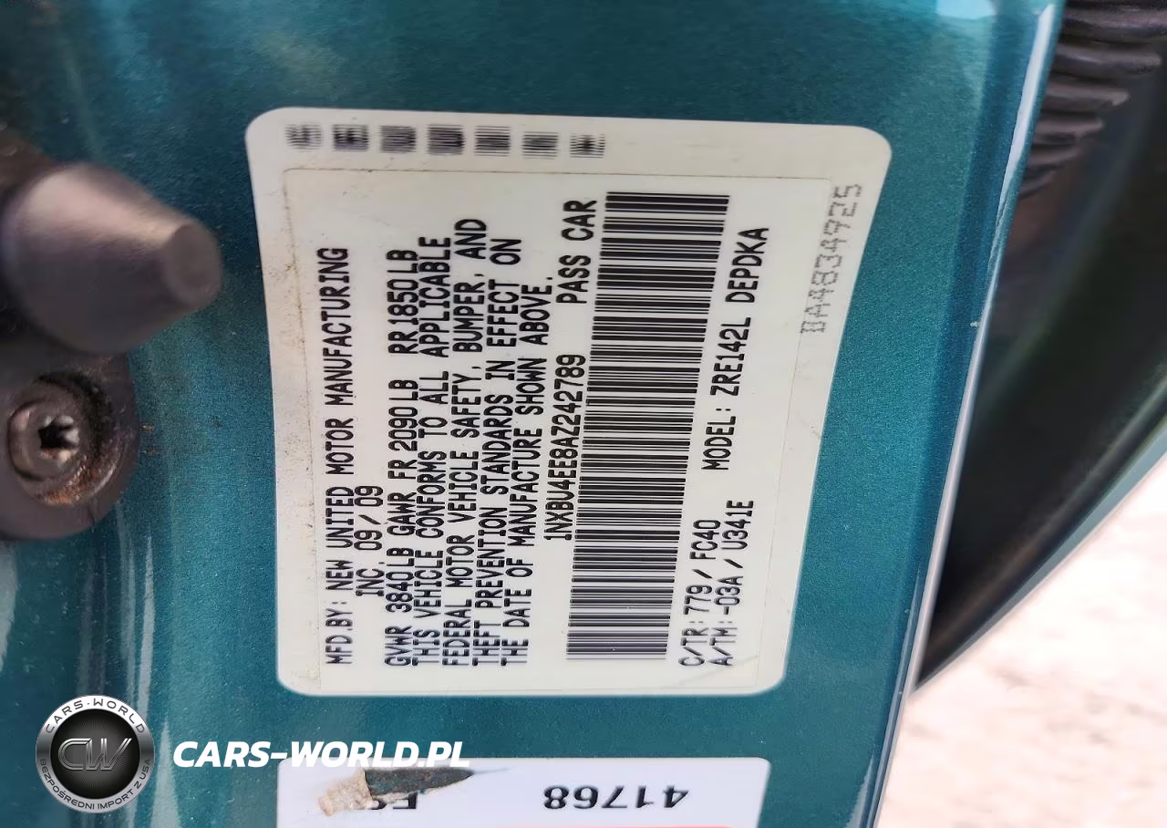 2010 Toyota Corolla Le VIN:1NXBU4EE8AZ242789 - 13