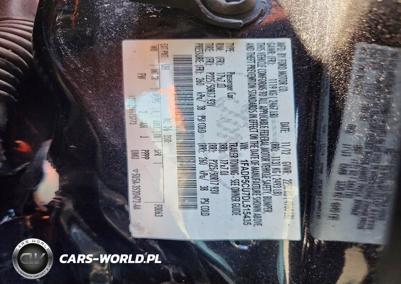 2013 Ford C-Max Premium VIN:1FADP5CU7DL515435 - 12