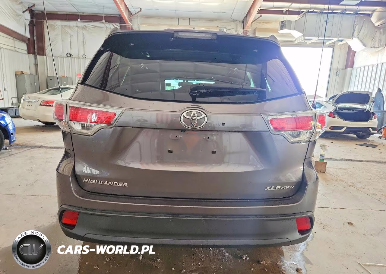 2016 Toyota Highlander Xle VIN:5TDJKRFH2GS313655 - 6