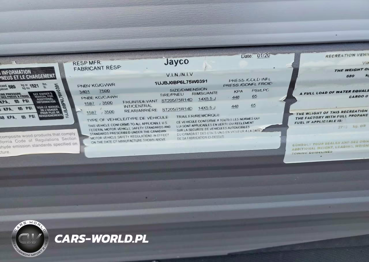 2020 Jayco Jay Flight Camper VIN:1UJBJ0BP6L75W0391 - 10