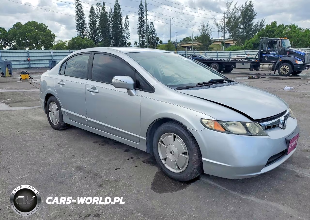 2007 Honda Civic Hybrid VIN:JHMFA36247S001649 - 4