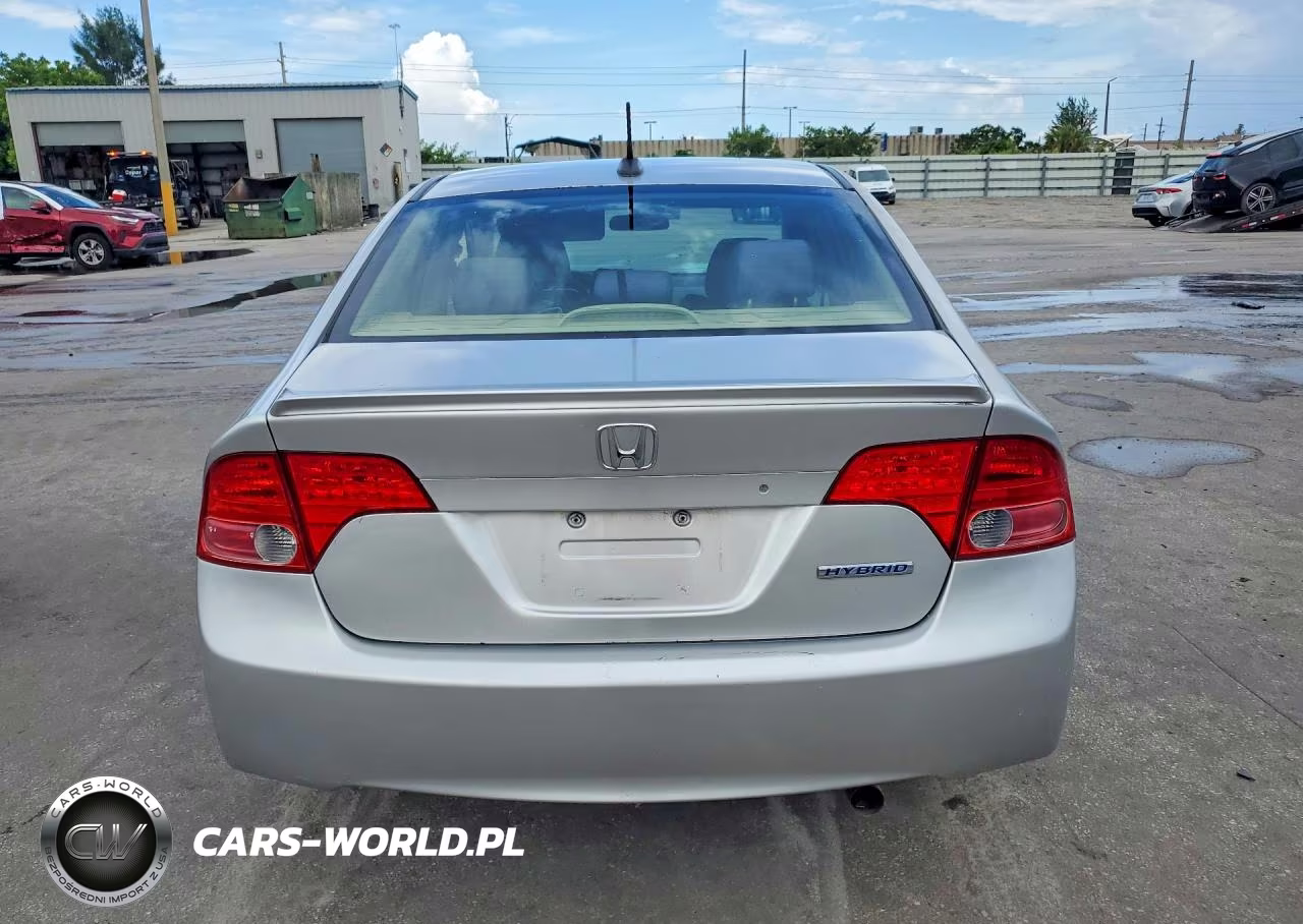 2007 Honda Civic Hybrid VIN:JHMFA36247S001649 - 6