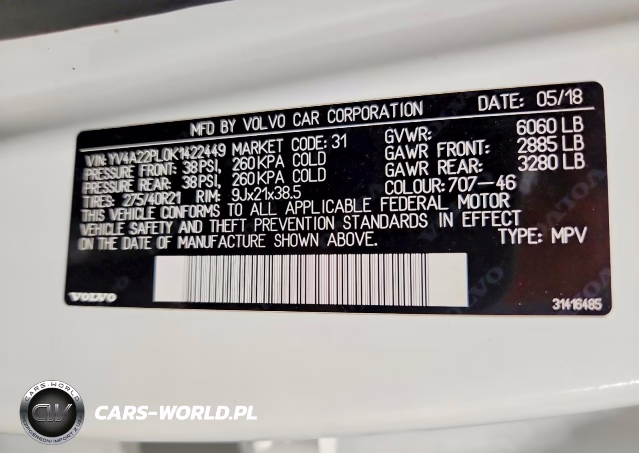 2019 Volvo Xc90 T6 Inscription VIN:YV4A22PL0K1422449 - 12