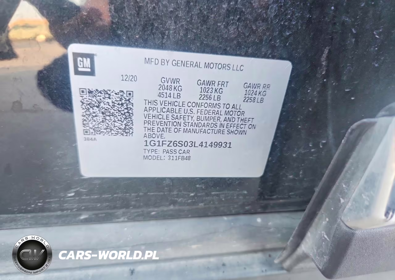 2020 Chevrolet Bolt Ev Premier VIN:1G1FZ6S03L4149931 - 13