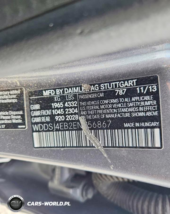 2014 Mercedes-Benz Cla 250 VIN:WDDSJ4EB2EN056867 - 13
