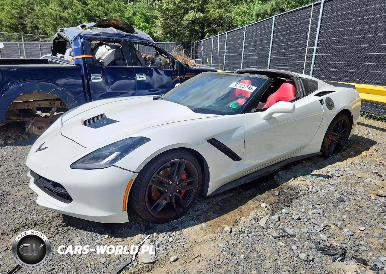 2019 Chevrolet Corvette Stingray 2Lt VIN:1G1YD2D78K5107497 - 1