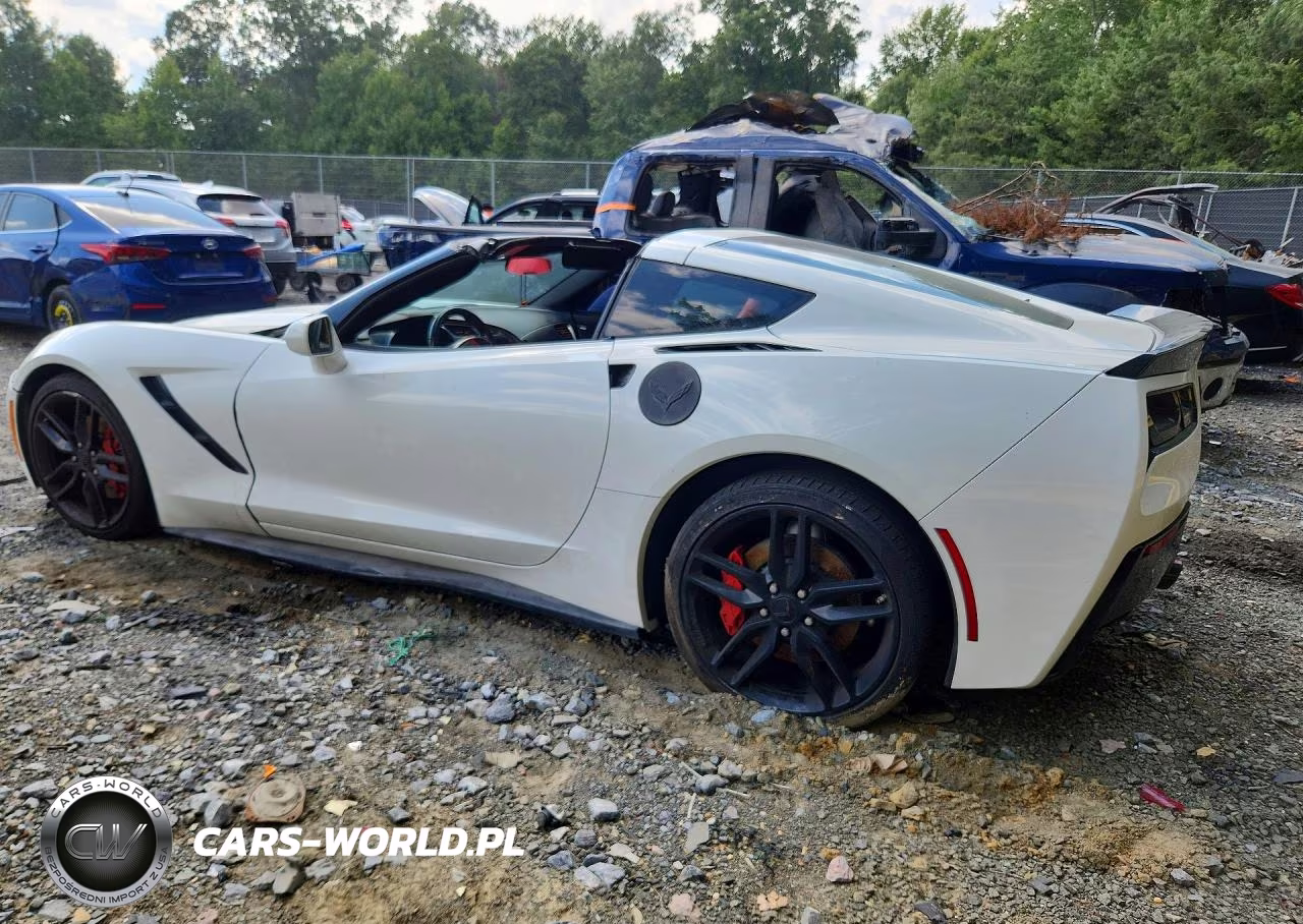 2019 Chevrolet Corvette Stingray 2Lt VIN:1G1YD2D78K5107497 - 2
