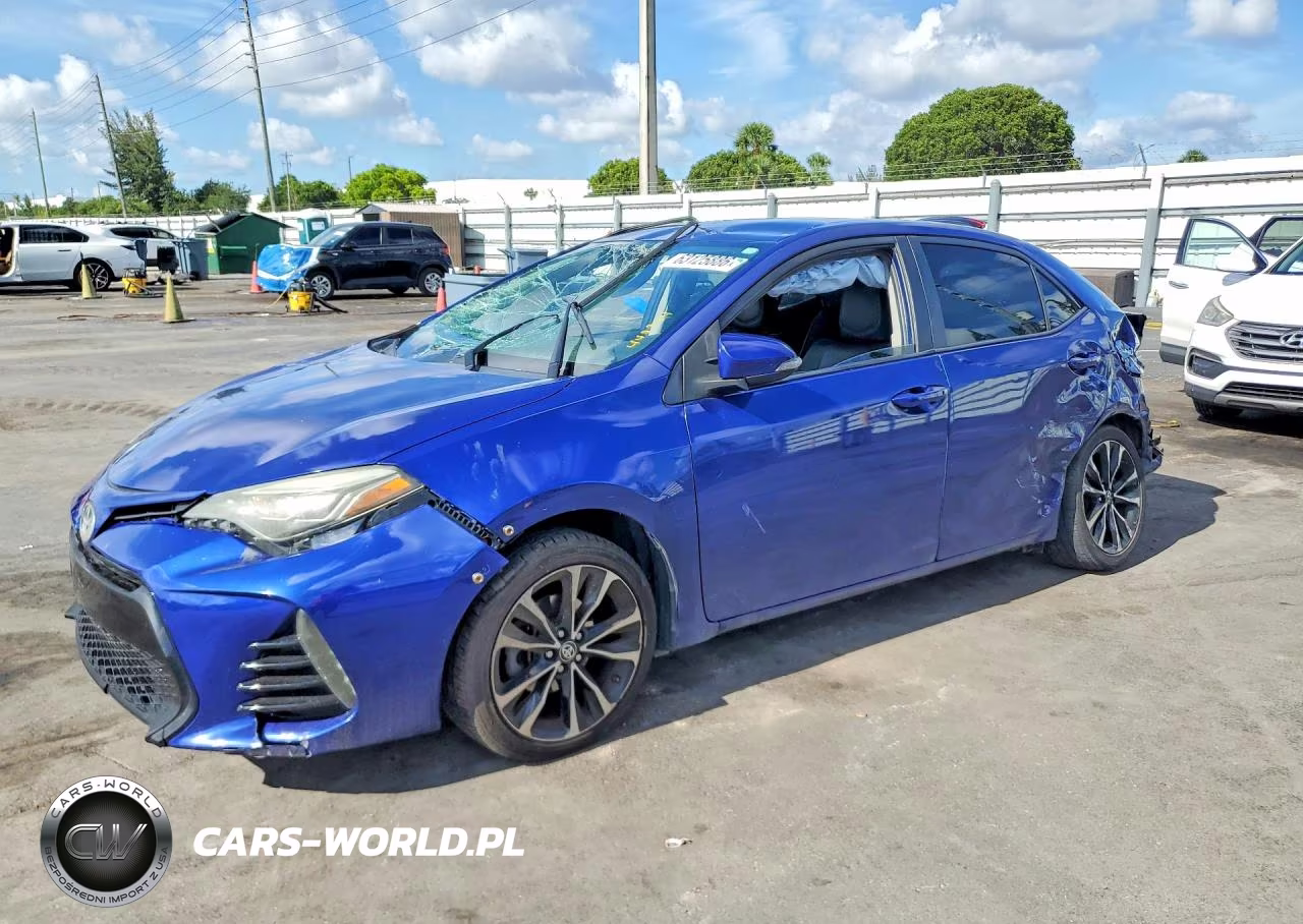 2019 Toyota Corolla Se VIN:2T1BURHE2KC235140 - 1