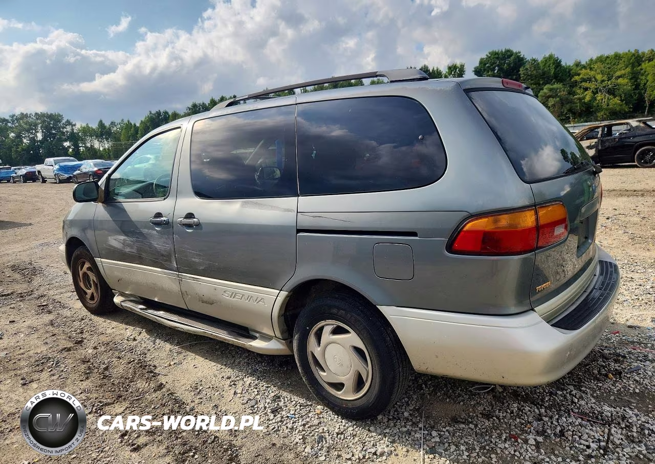 2000 Toyota Sienna Xle VIN:4T3ZF13CXYU250452 - 2