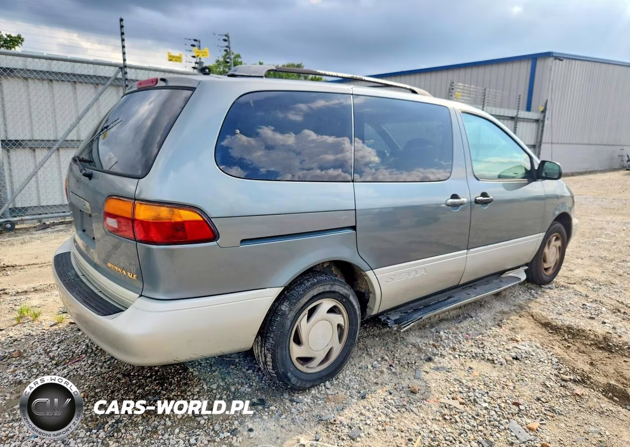 2000 Toyota Sienna Xle VIN:4T3ZF13CXYU250452 - 3
