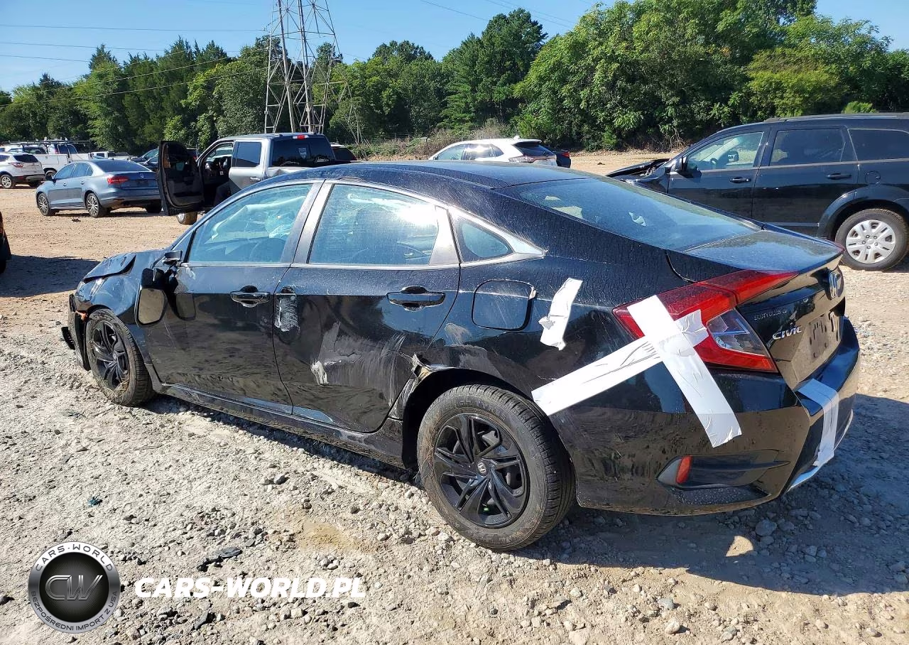 2020 Honda Civic Lx VIN:2HGFC2F61LH542573 - 2