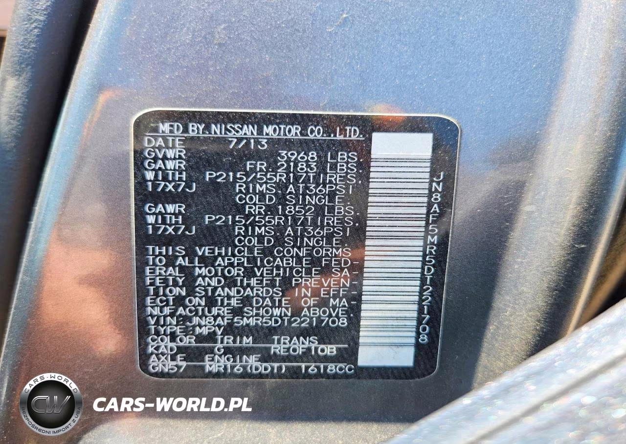 2013 Nissan Juke S VIN:JN8AF5MR5DT221708 - 12