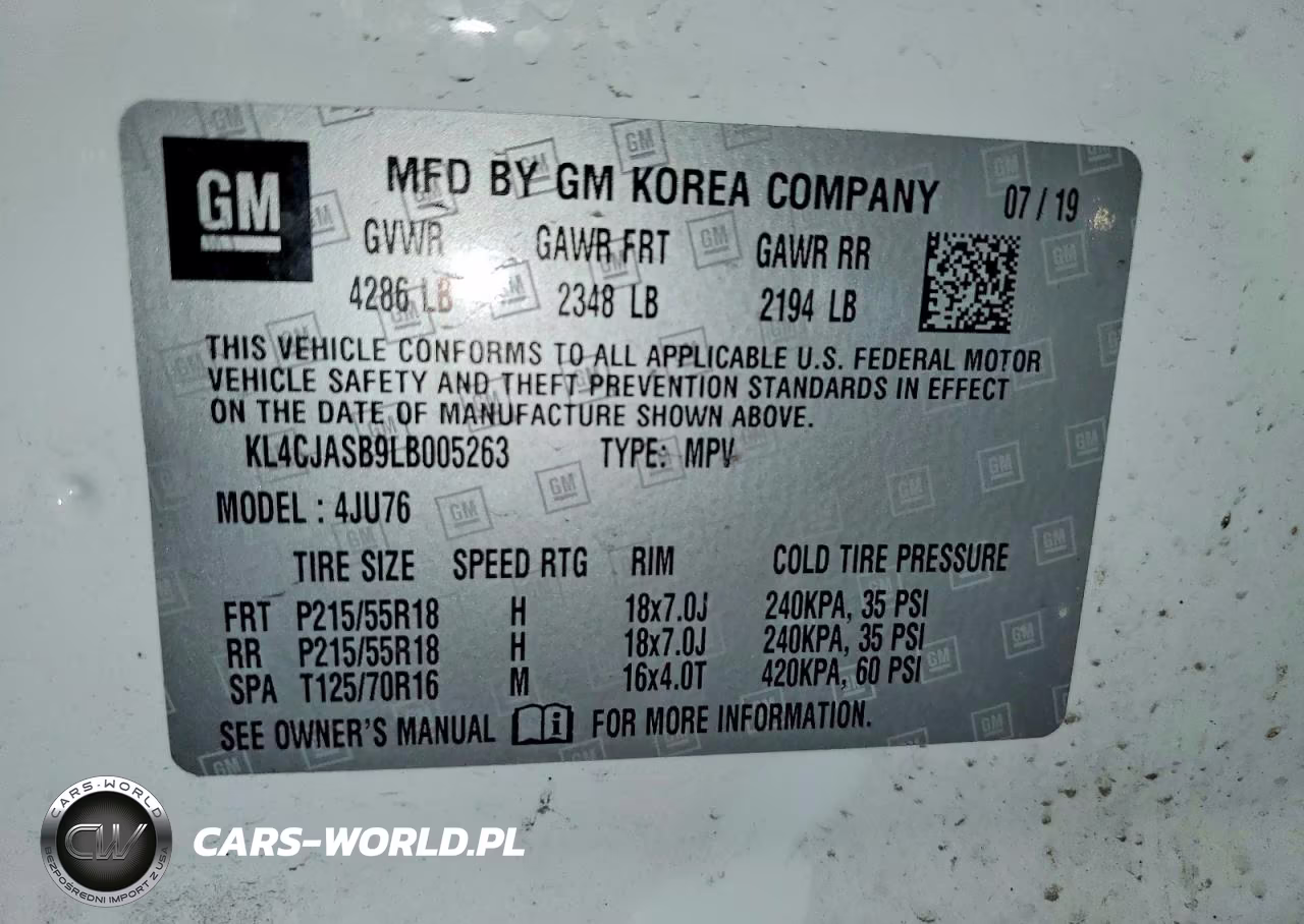 2020 Buick Encore Preferred VIN:KL4CJASB9LB005263 - 13