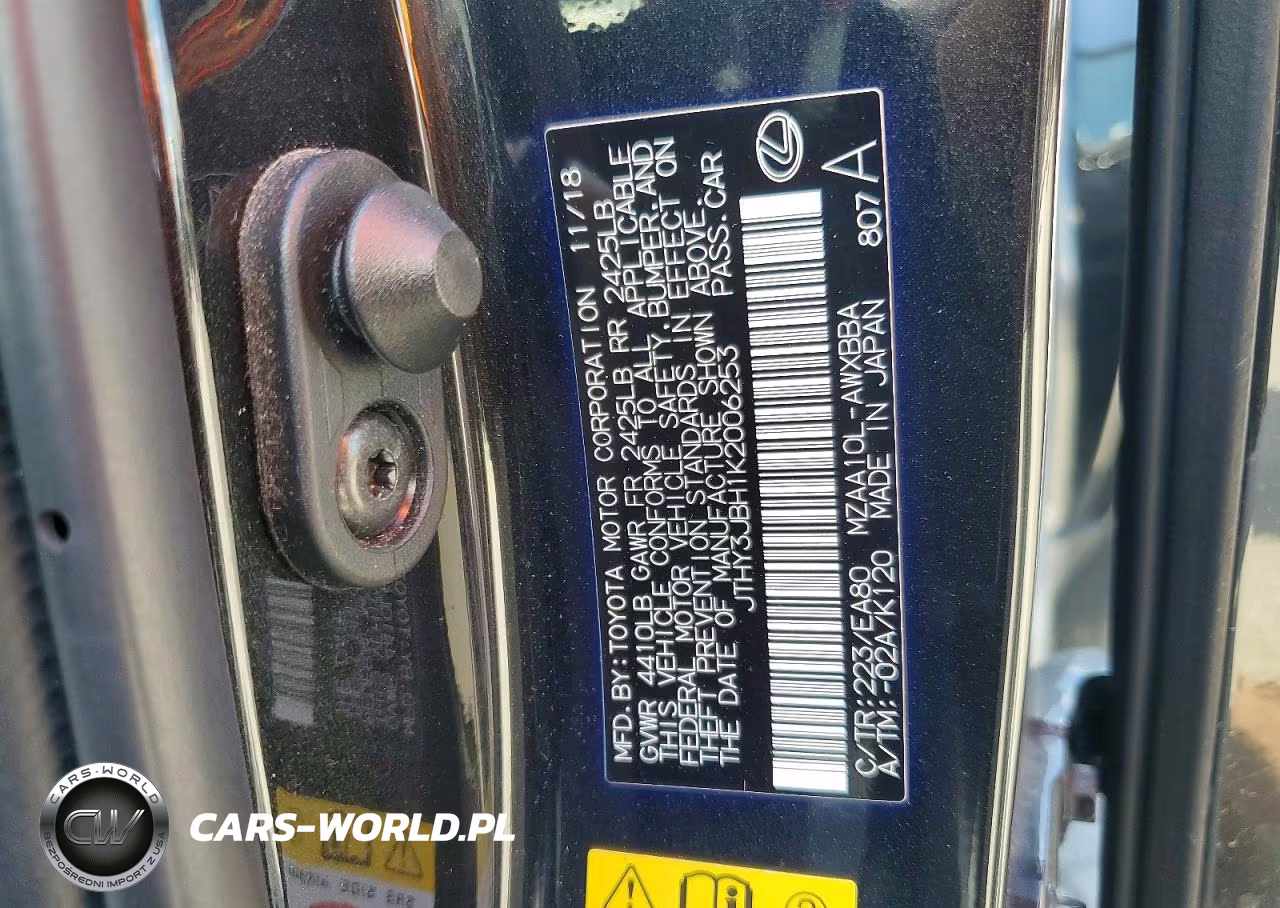 2019 Lexus Ux 200 VIN:JTHY3JBH1K2006253 - 12