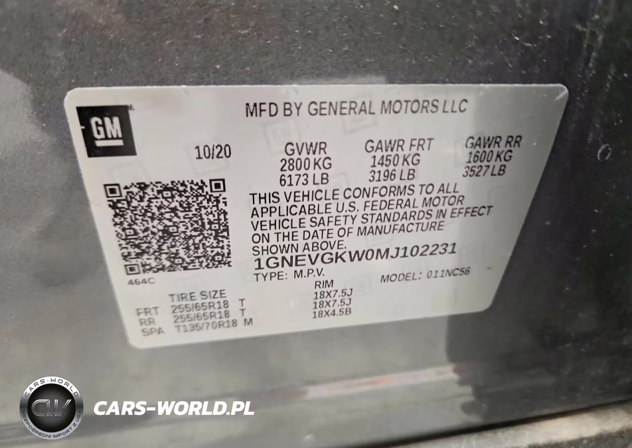 2021 Chevrolet Traverse Lt VIN:1GNEVGKW0MJ102231 - 13