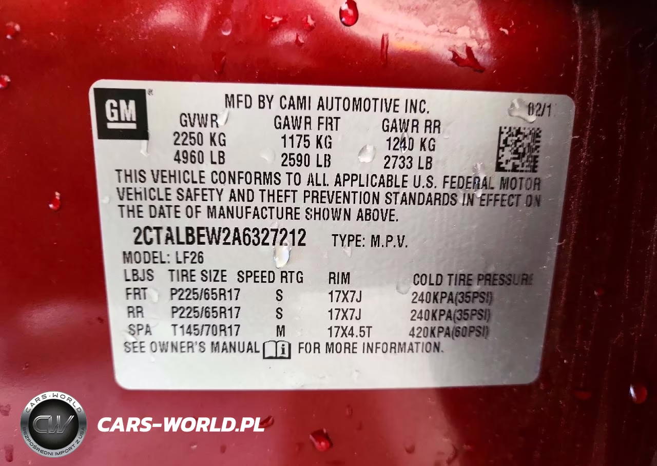 2010 GMC Terrain Sle VIN:2CTALBEW2A6327212 - 12