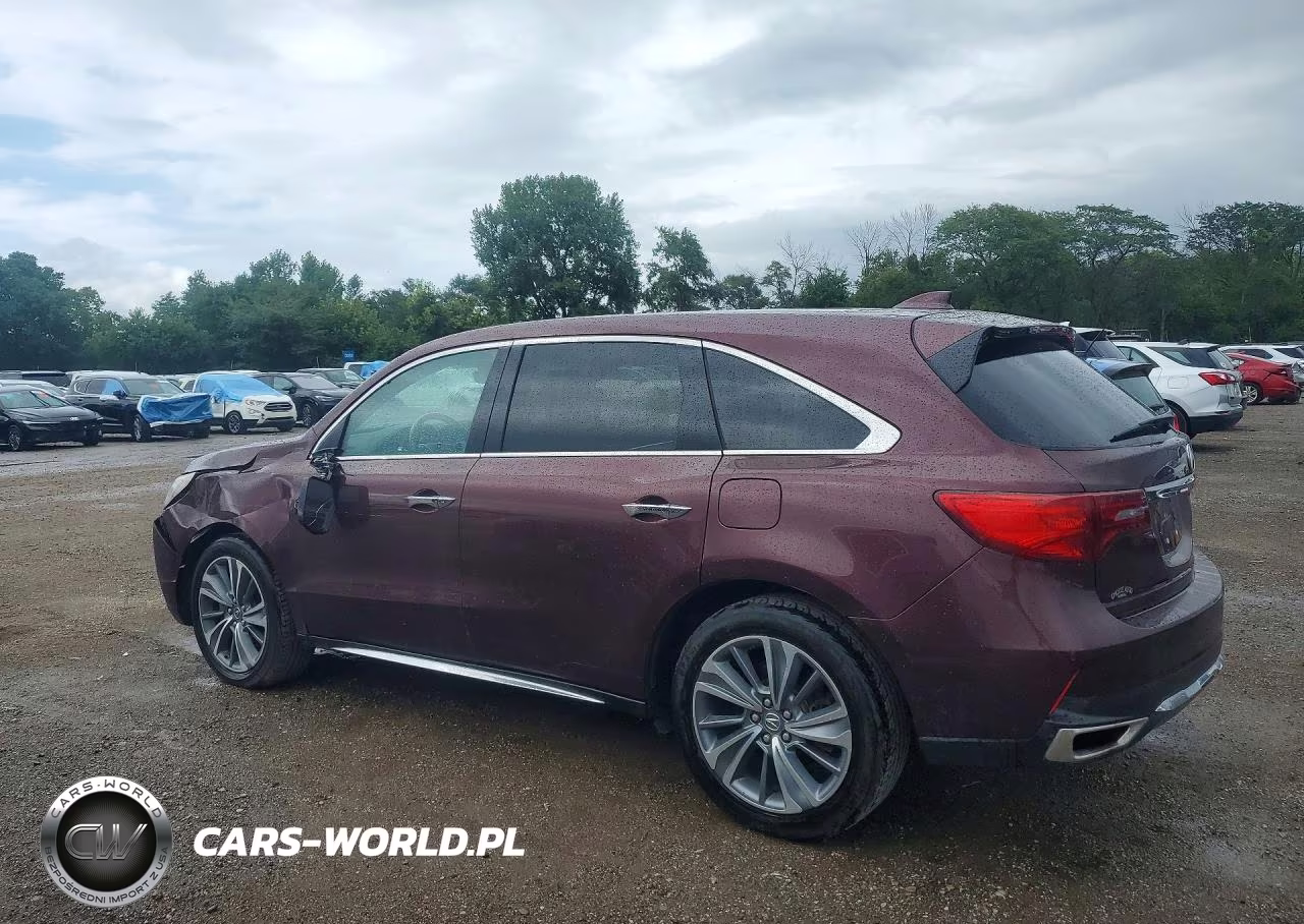 2017 Acura Mdx Technology VIN:5FRYD4H53HB006076 - 2