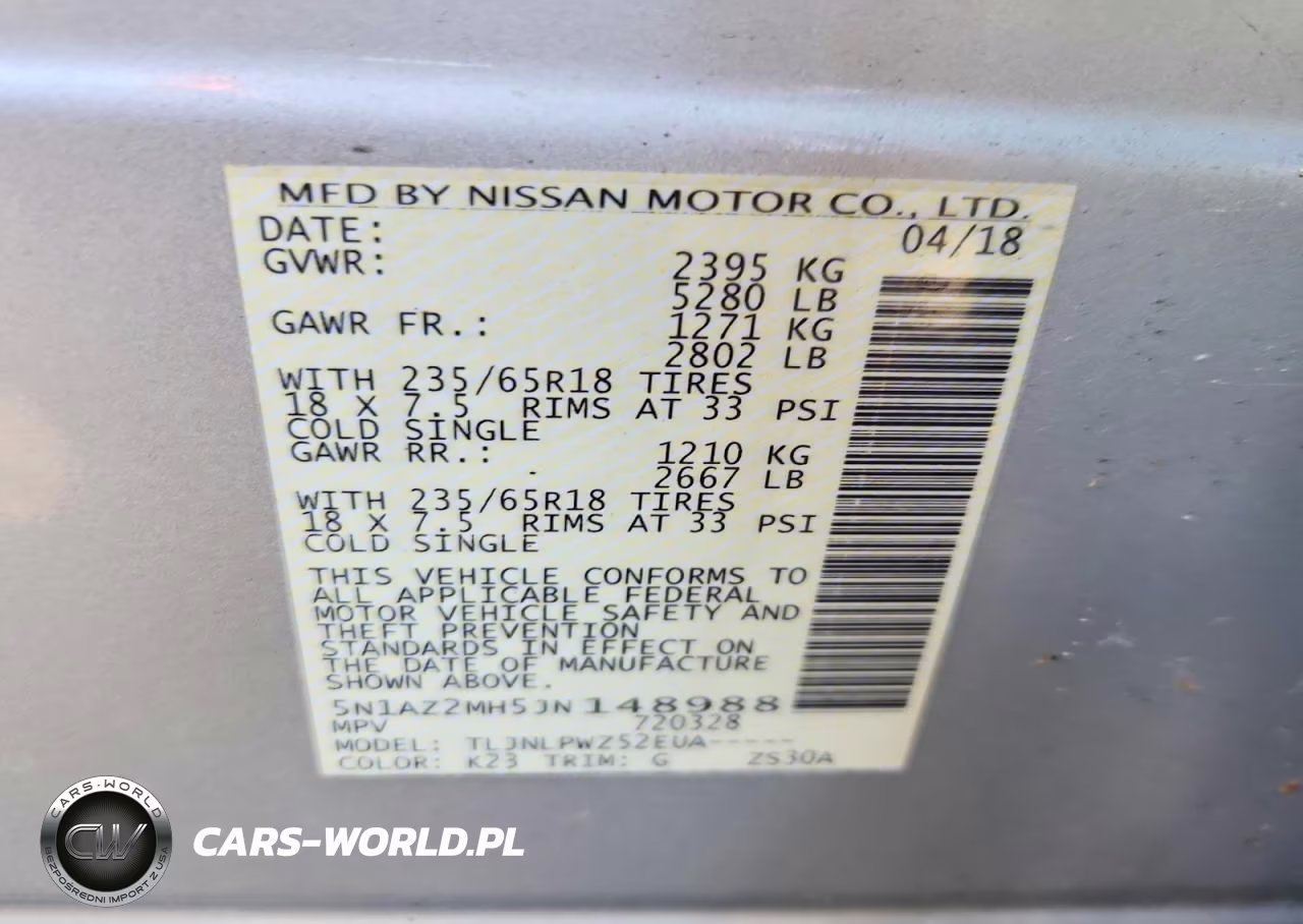 2018 Nissan Murano S VIN:5N1AZ2MH5JN148988 - 13