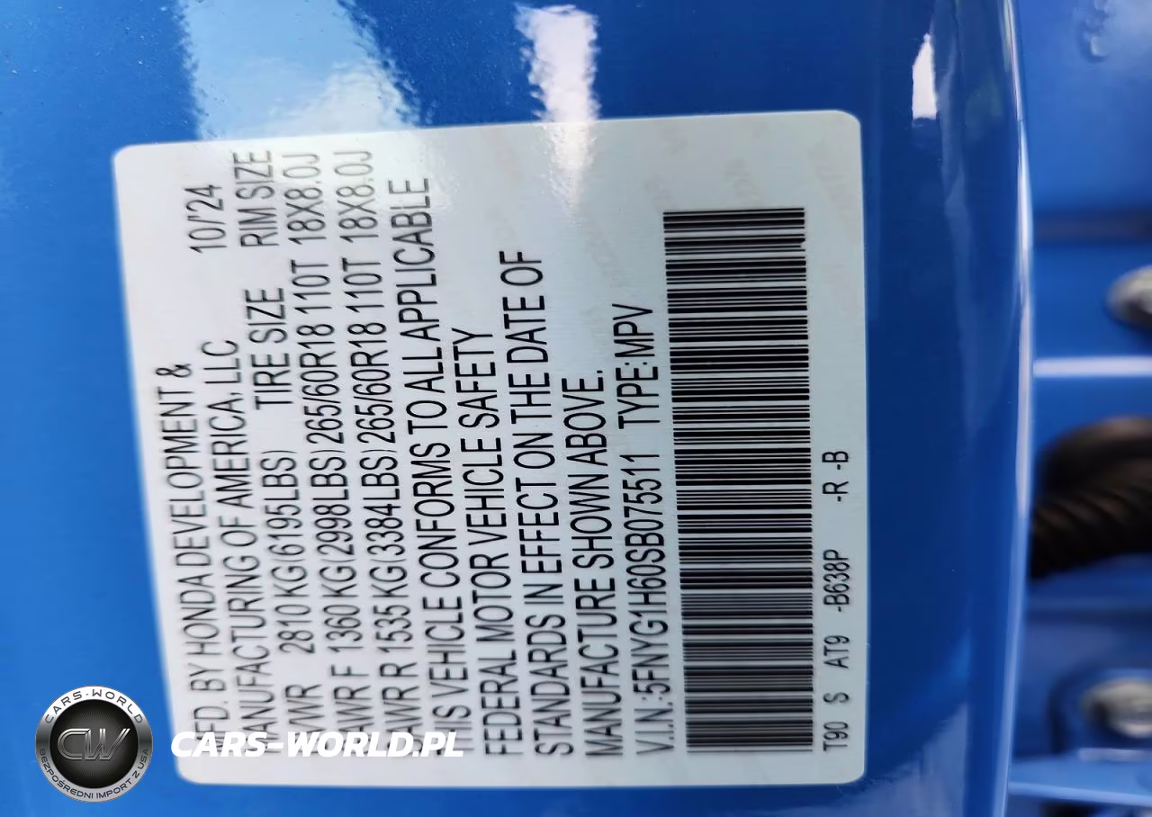 2025 Honda Pilot Trailsport VIN:5FNYG1H60SB075511 - 13