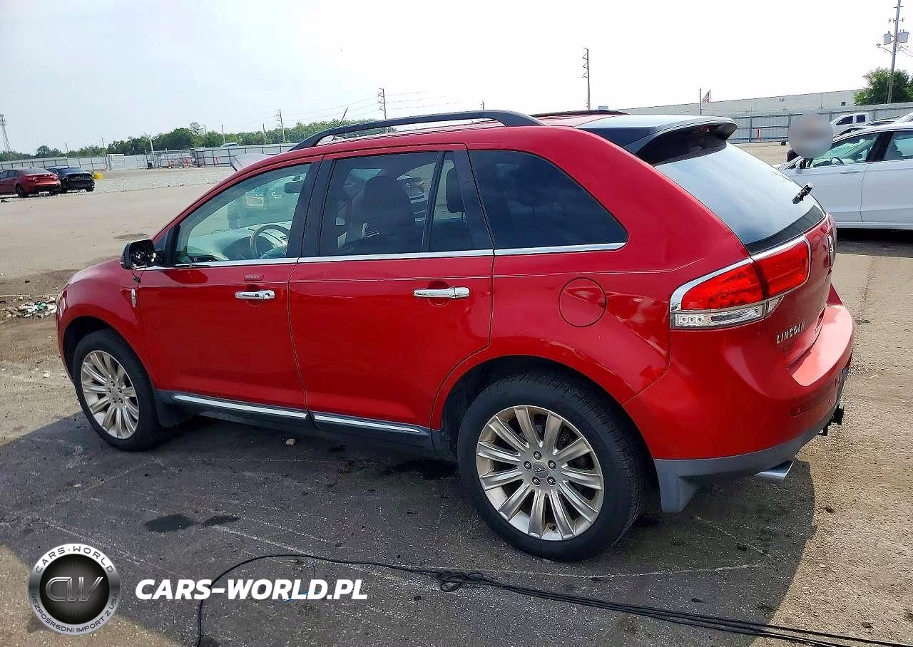 2012 Lincoln Mkx VIN:2LMDJ6JK0CBL02232 - 2