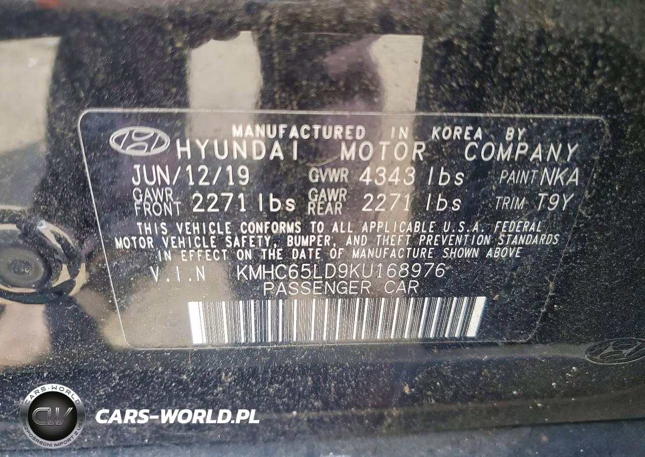 2019 Hyundai Ioniq Plug-In Hybrid Base VIN:KMHC65LD9KU168976 - 13