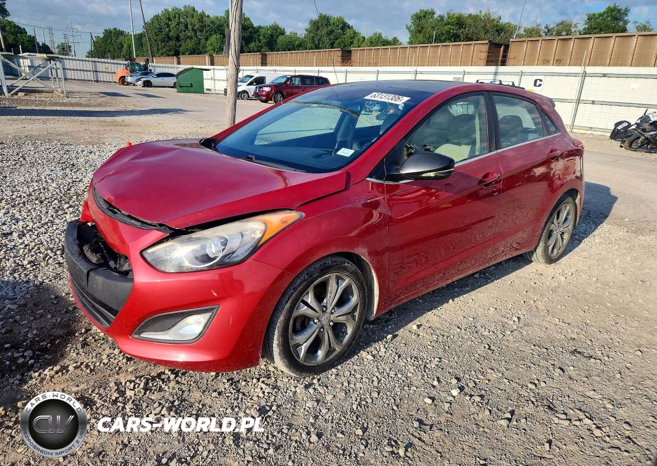 2014 Hyundai Elantra Gt Base VIN:KMHD35LH9EU202130 - 1