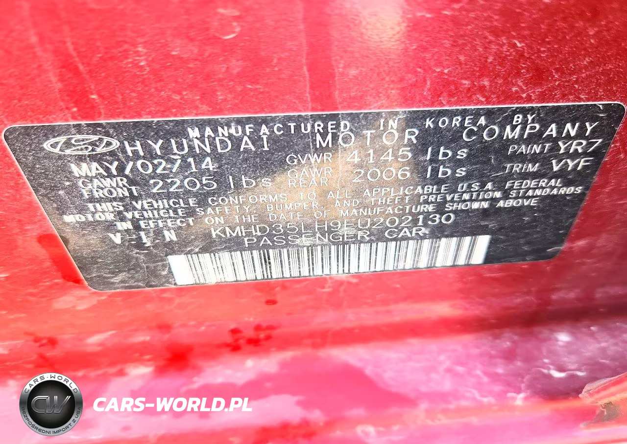 2014 Hyundai Elantra Gt Base VIN:KMHD35LH9EU202130 - 12