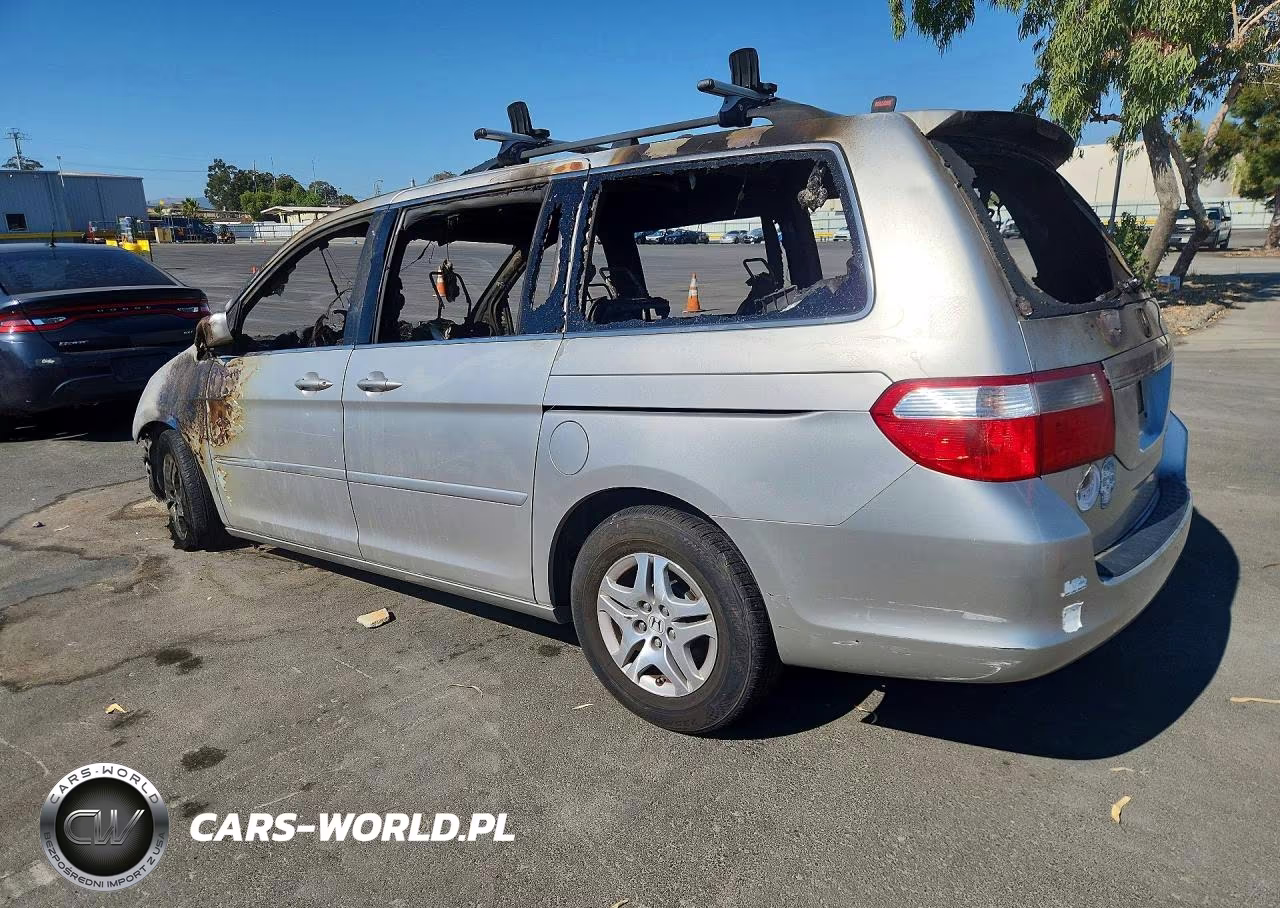 2007 Honda Odyssey Ex VIN:5FNRL38417B095011 - 2
