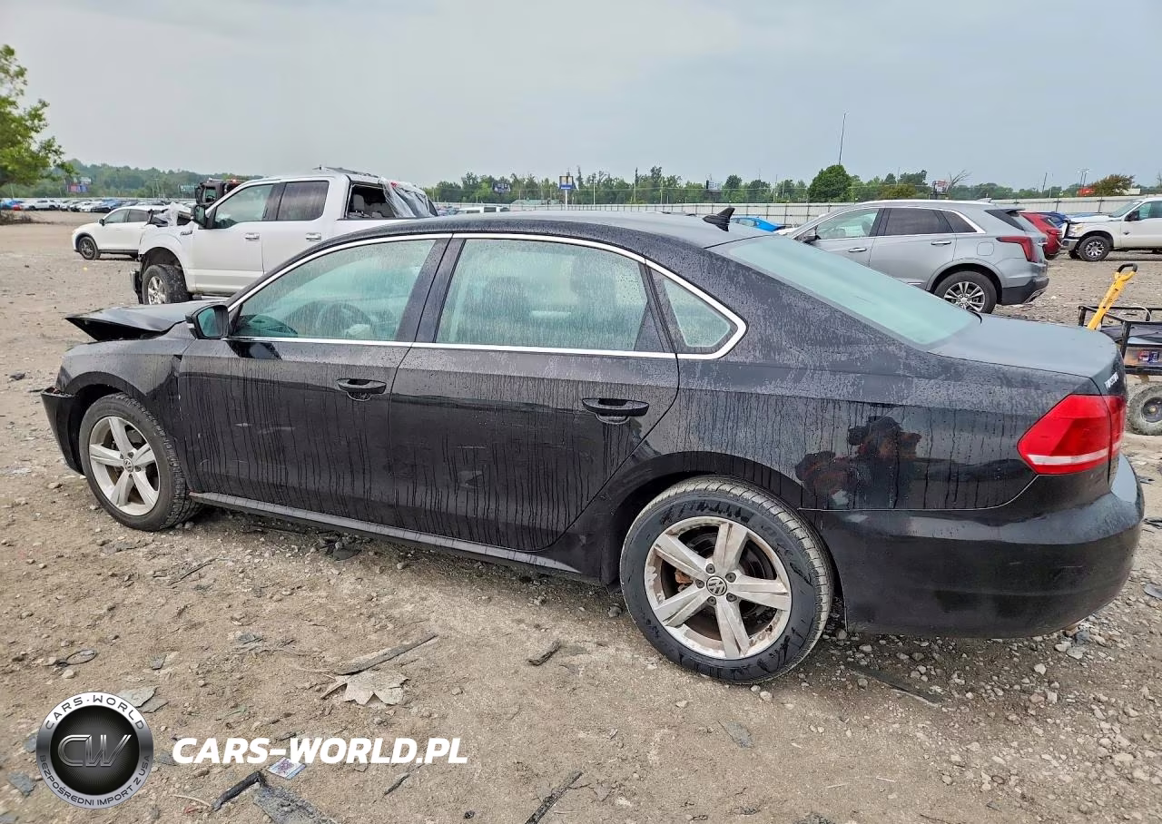 2013 Volkswagen Passat Se VIN:1VWBN7A36DC069580 - 2