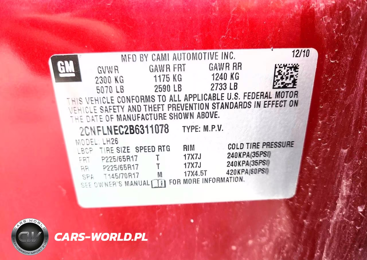 2011 Chevrolet Equinox Lt VIN:2CNFLNEC2B6311078 - 14