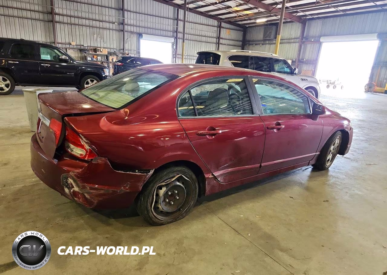 2010 Honda Civic Lx VIN:19XFA1F56AE025137 - 3