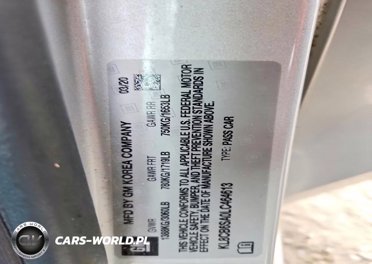 2020 Chevrolet Spark Ls VIN:KL8CB6SA0LC464613 - 13