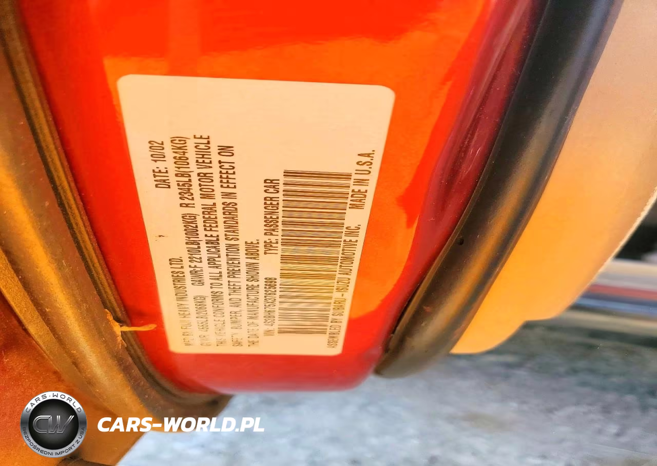 2003 Subaru Legacy Outback Awp VIN:4S3BH675X37625698 - 12