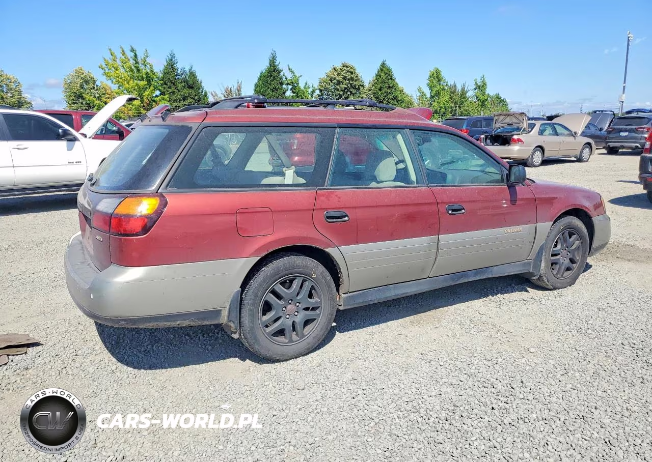 2003 Subaru Legacy Outback Awp VIN:4S3BH675X37625698 - 3
