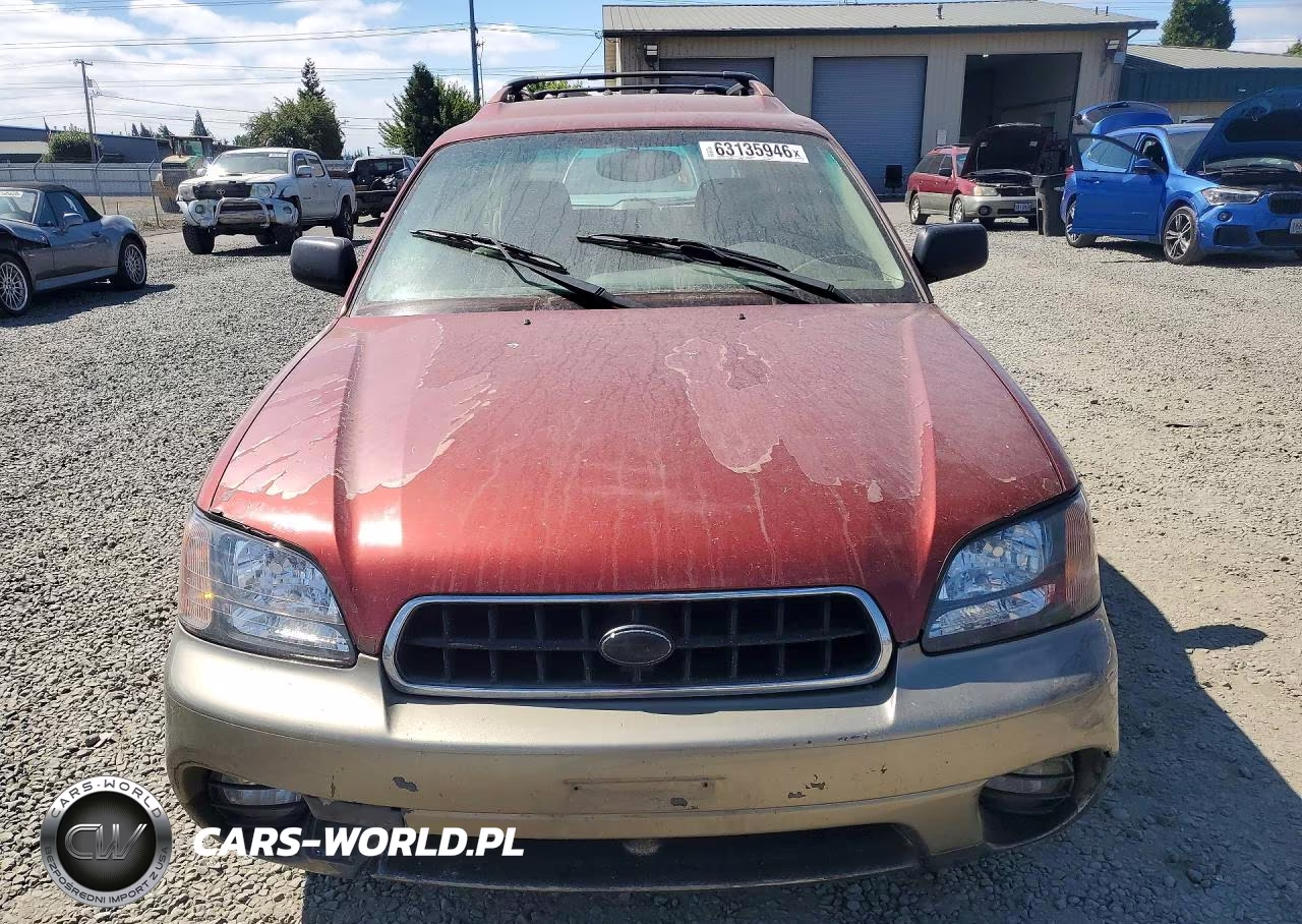 2003 Subaru Legacy Outback Awp VIN:4S3BH675X37625698 - 5