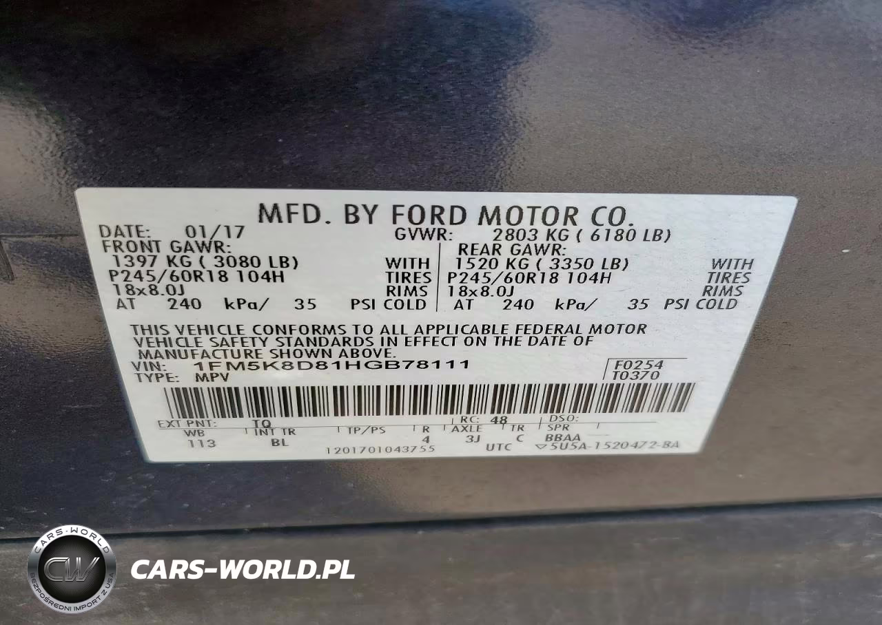 2017 Ford Explorer Xlt VIN:1FM5K8D81HGB78111 - 13