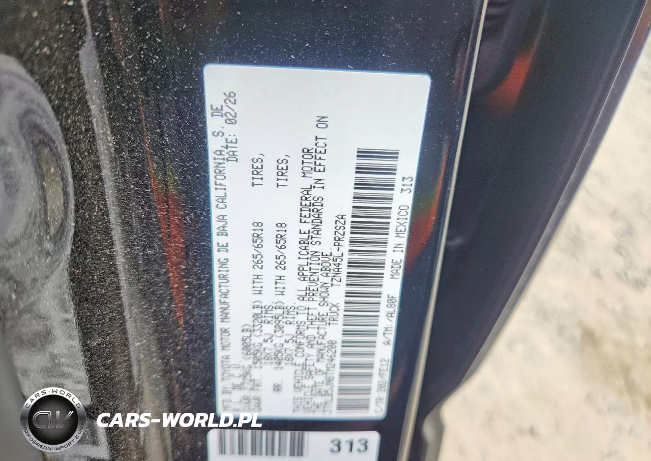 2026 Toyota Tacoma Trd Sport VIN:3TMLB5JN8TM246200 - 12