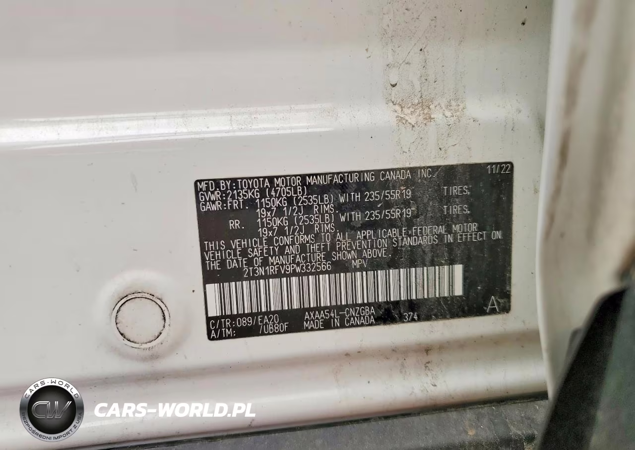 2023 Toyota Rav4 Limited VIN:2T3N1RFV9PW332566 - 12