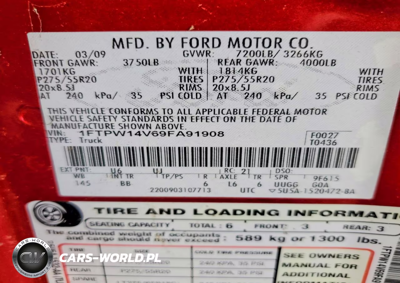 2009 Ford F150 Supercrew VIN:1FTPW14V69FA91908 - 12