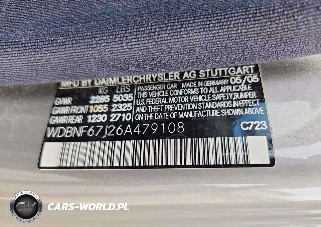 2006 Mercedes-Benz S 350 VIN:WDBNF67J26A479108 - 12