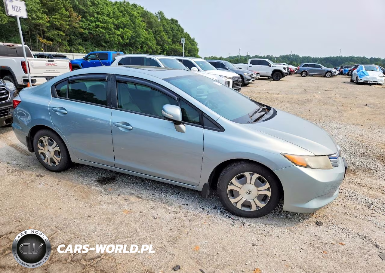 2012 Honda Civic Hybrid VIN:JHMFB4F22CS001288 - 4