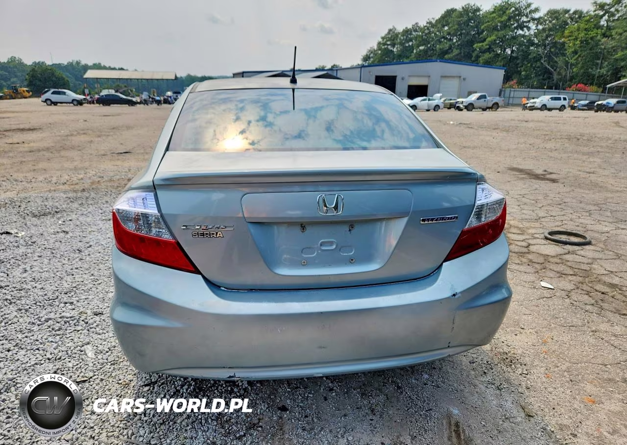 2012 Honda Civic Hybrid VIN:JHMFB4F22CS001288 - 6