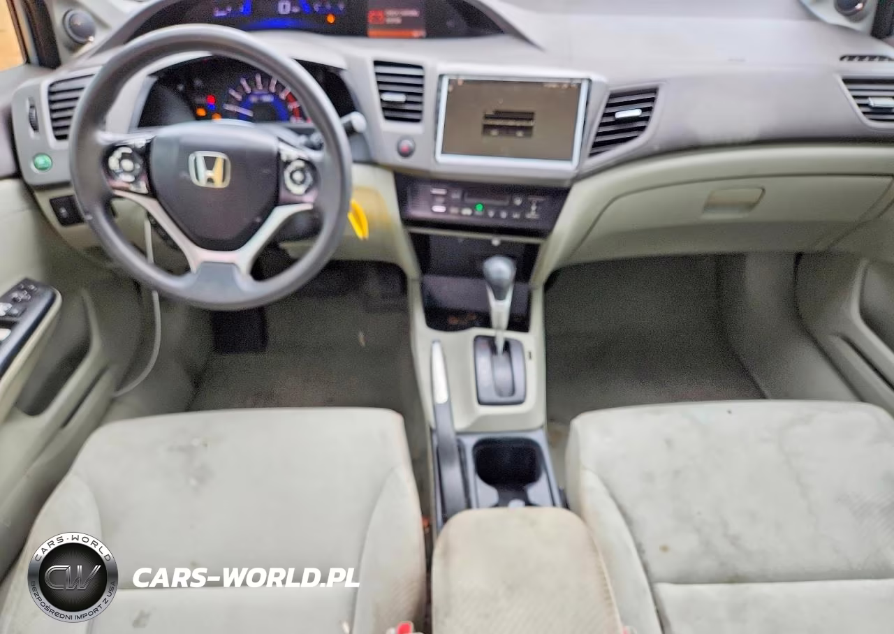 2012 Honda Civic Hybrid VIN:JHMFB4F22CS001288 - 8