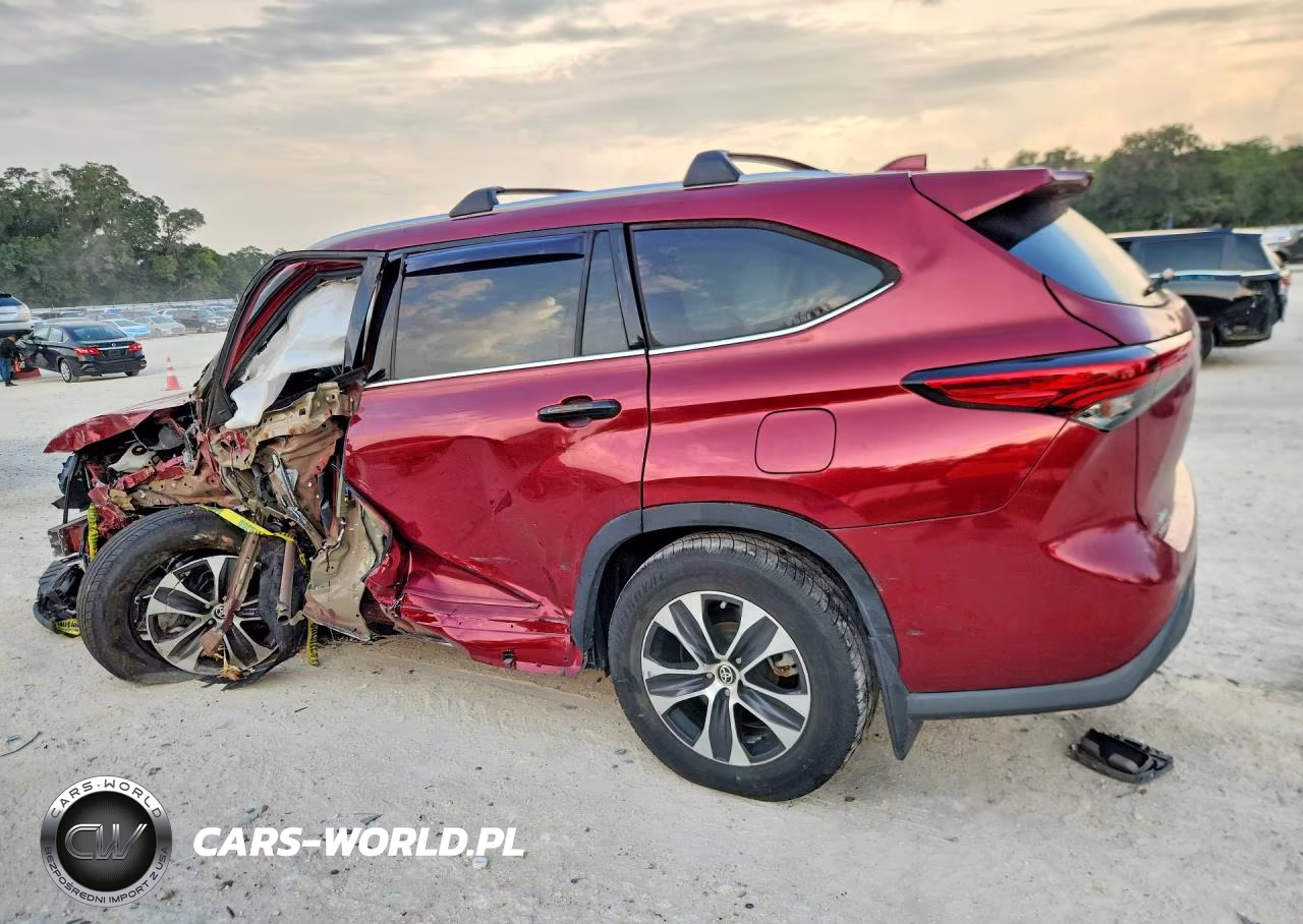2020 Toyota Highlander Hybrid Xle VIN:5TDGARAH1LS500481 - 2