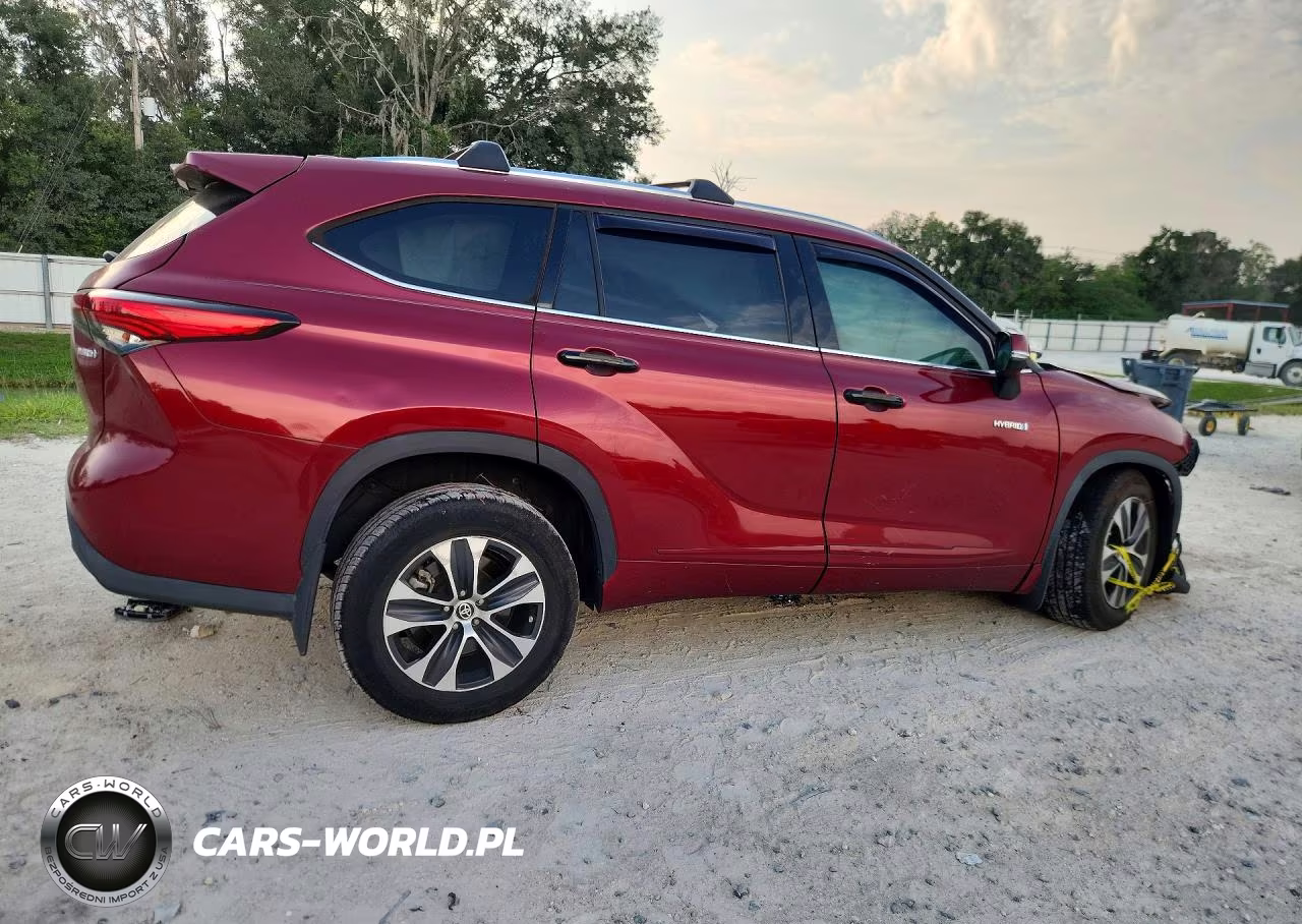 2020 Toyota Highlander Hybrid Xle VIN:5TDGARAH1LS500481 - 3