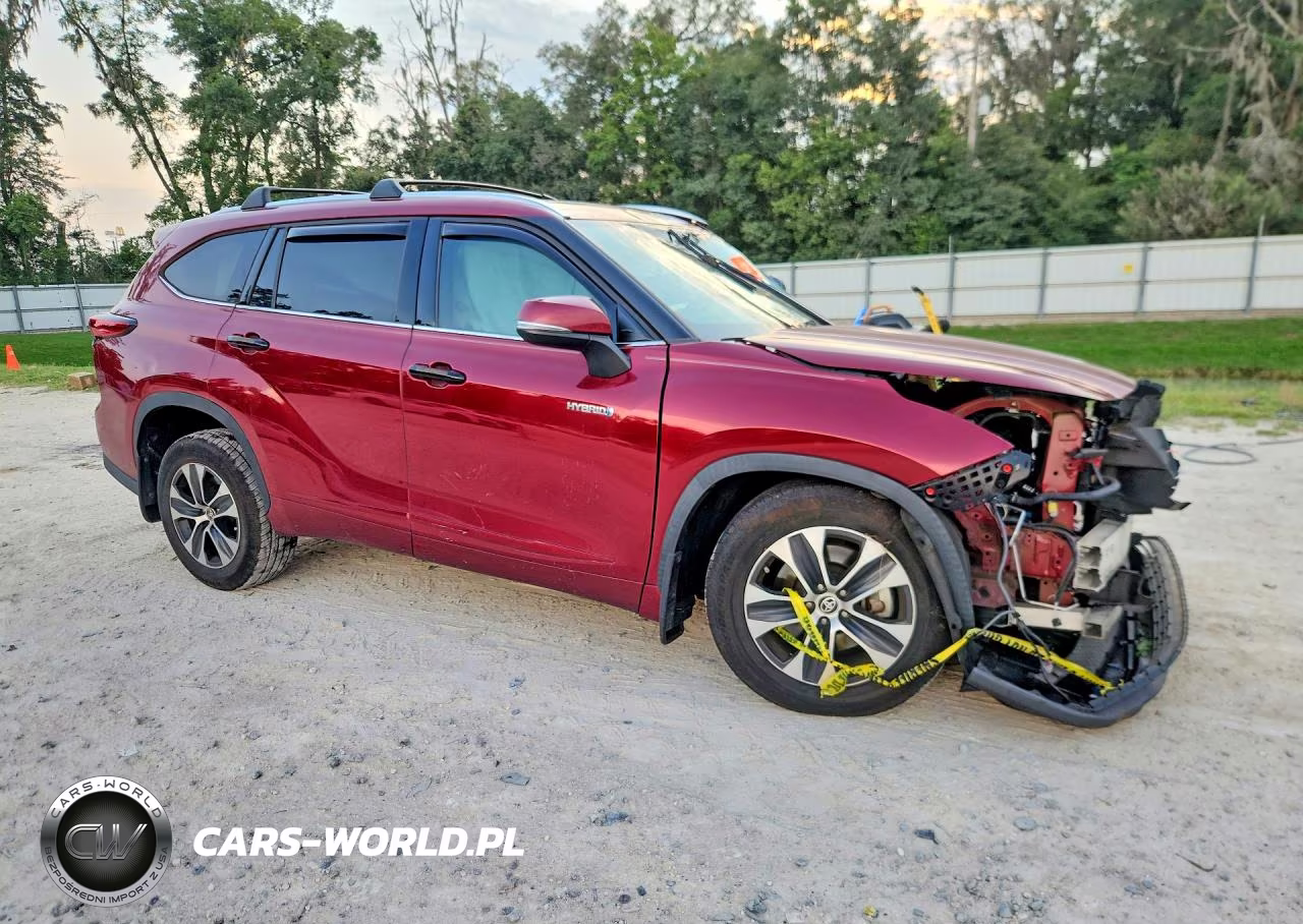 2020 Toyota Highlander Hybrid Xle VIN:5TDGARAH1LS500481 - 4