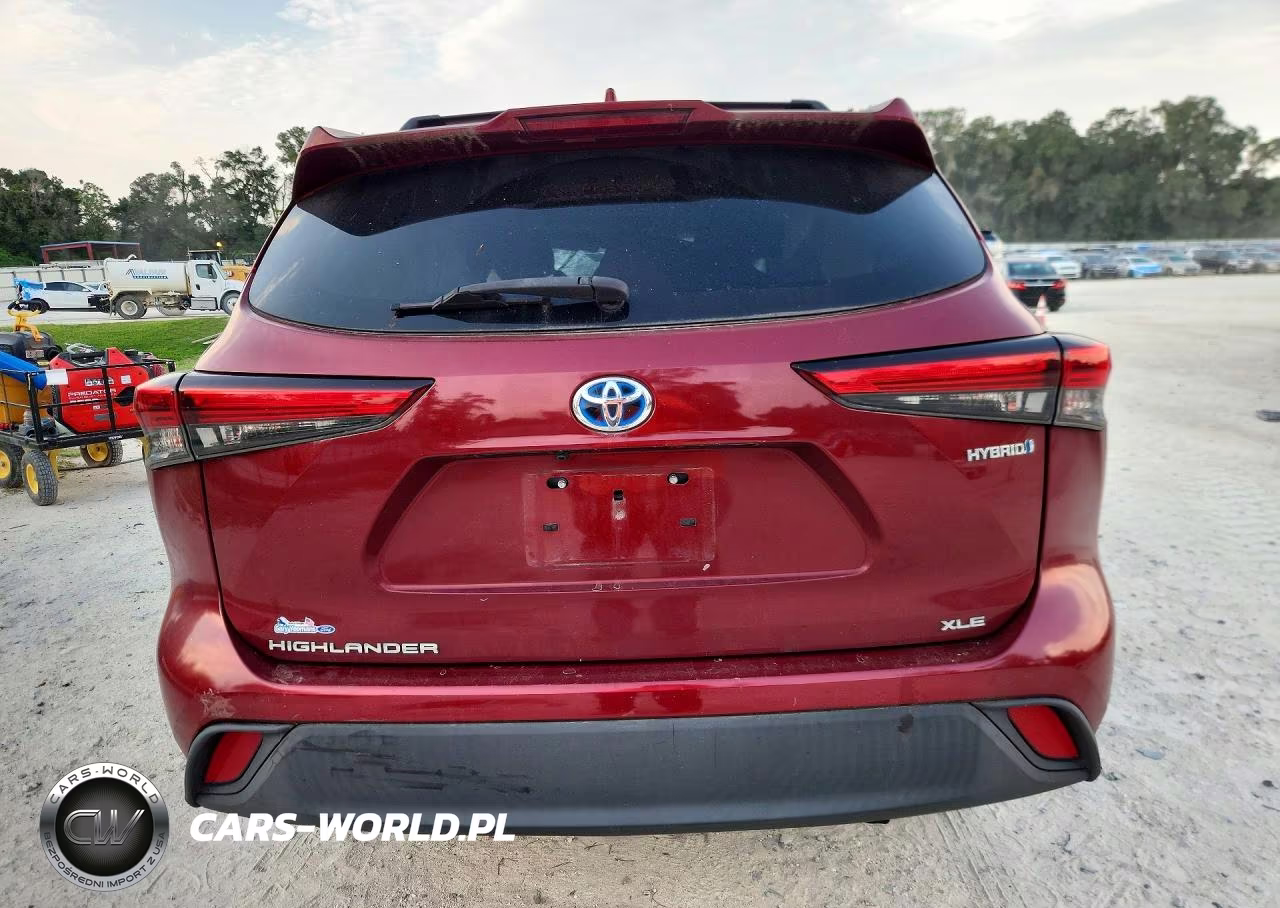 2020 Toyota Highlander Hybrid Xle VIN:5TDGARAH1LS500481 - 6