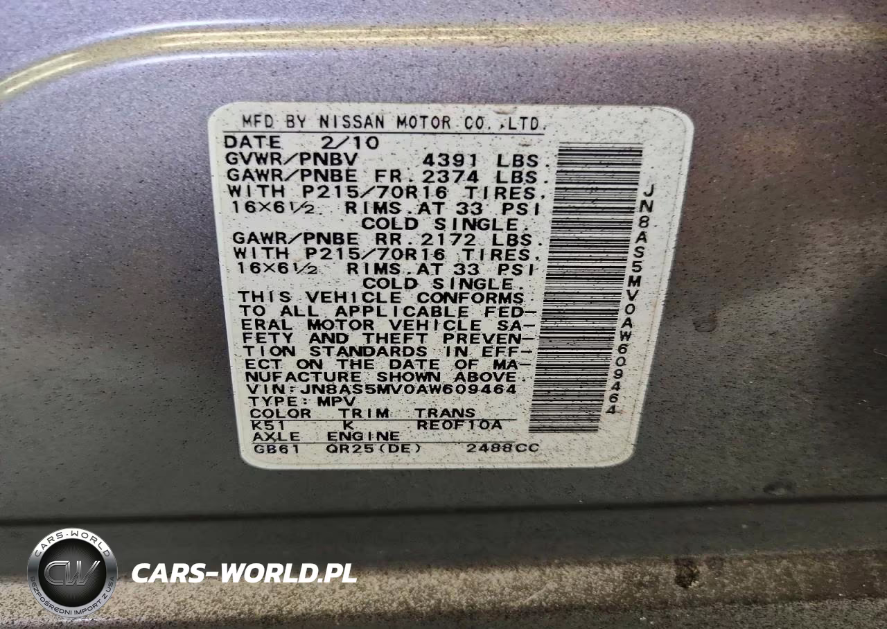 2010 Nissan Rogue S VIN:JN8AS5MV0AW609464 - 13